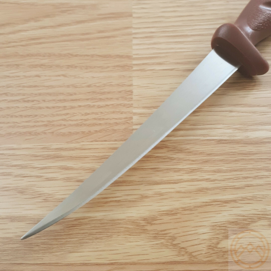 Rapala Hawk Kitchen Knife Stainless Steel Fillet Blade Red Hard Plastic Handle