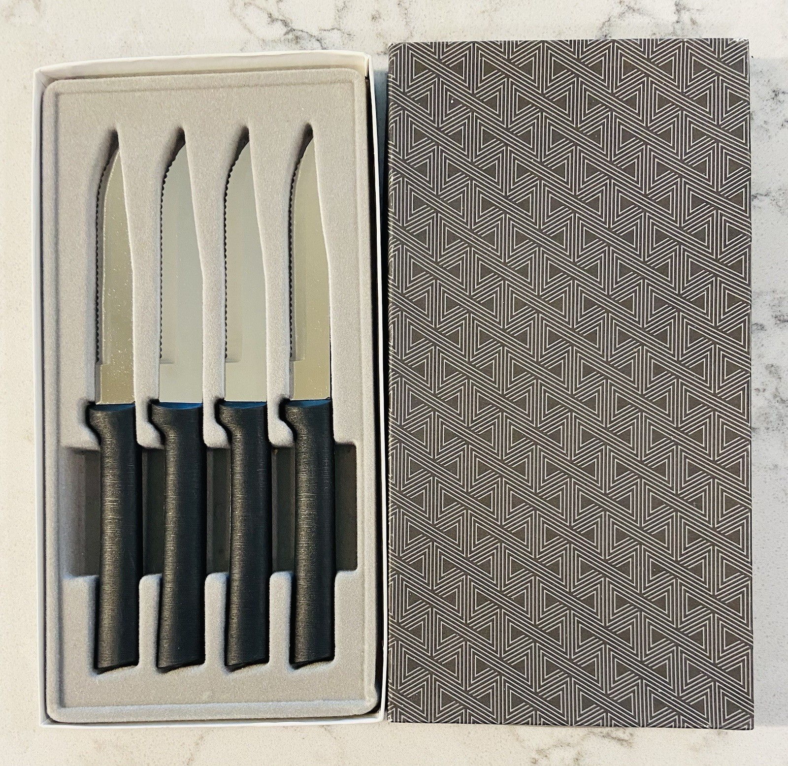 Rada Cutlery Four Serrated Steak Knives Gift Set (G24S), 4-Piece Knife Set, NEW