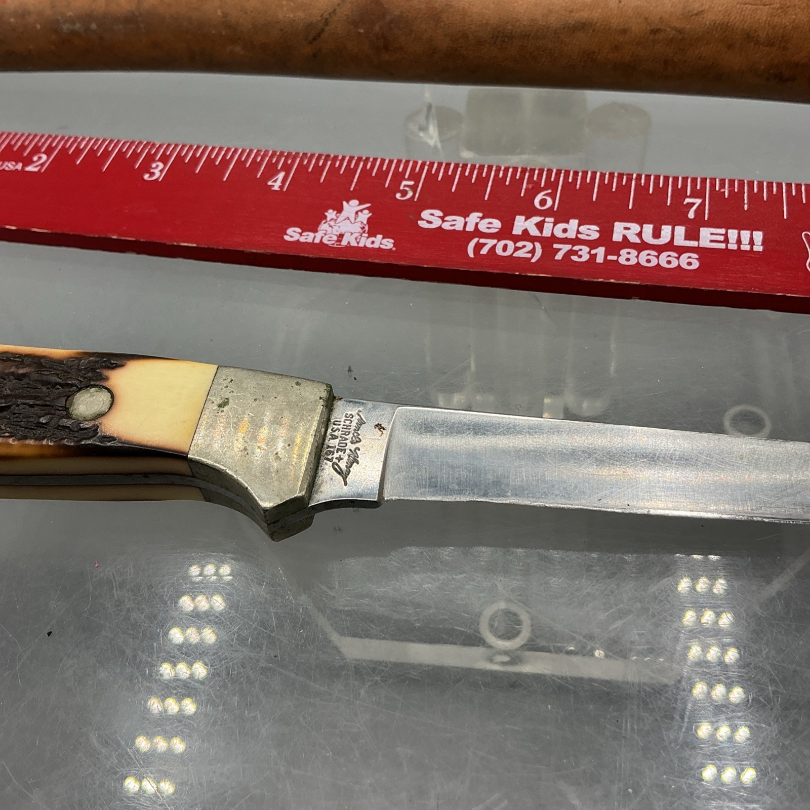 Schrade Uncle Henry Fillet Kitchen Knife 5.25″ 7Cr17MoV Steel Blade Staglon. S39