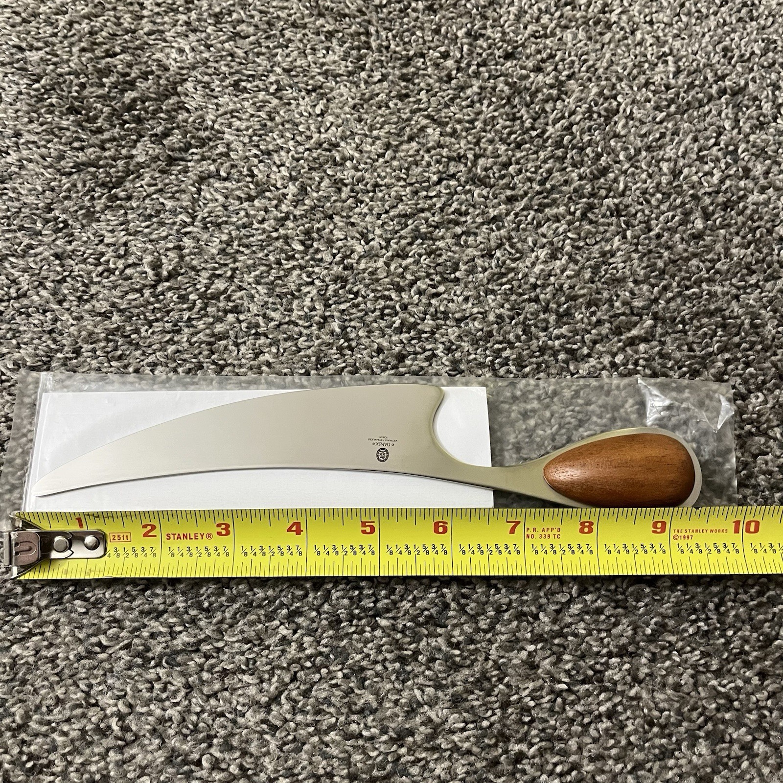 Dansk Designs Torun MCM Teak Handled Pie, Cake, Cheese Knife 9.75″ NEW OLD STOCK