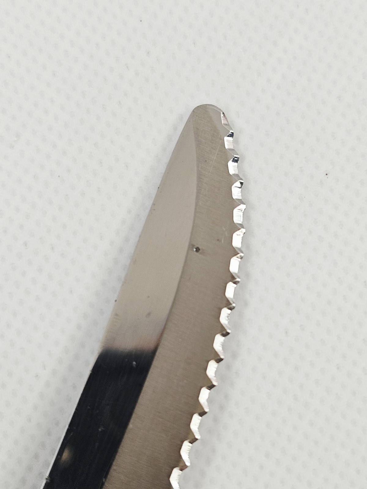 Cutco 1758 / 1759 USA Made Brown Swirl Steak Table Knife 3.5″ Chrome MCM Accent