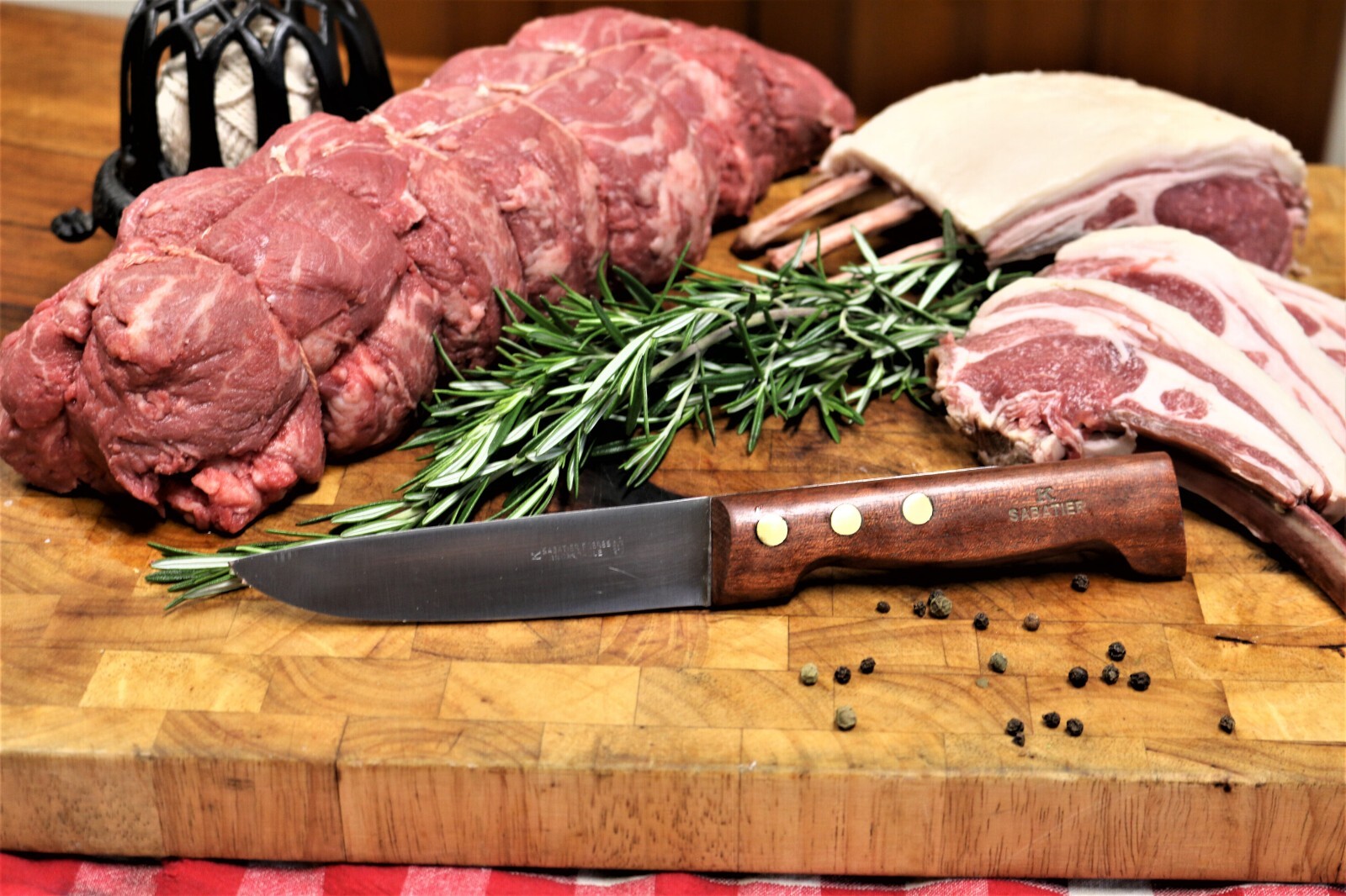 BUTCHER 5 3/8 IN (14 CM) – STAINLESS STEEL – PALISSANDER WOOD