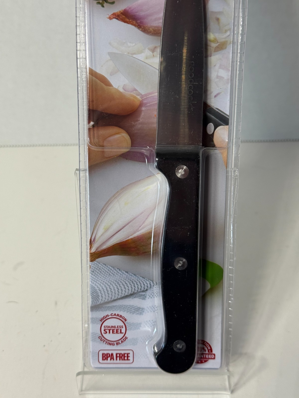 Lot of 2 Paring Knifes GoodCook 3.5-Inch Stainless Steel 3.5″ BPA Free