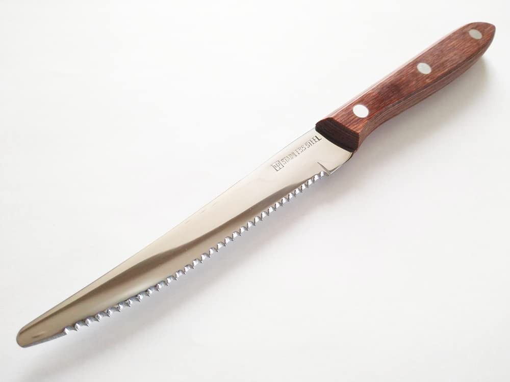 Yaxell Steakhouse Steak Knife and Fork Set with Heat-Resistant Wooden Handle 114