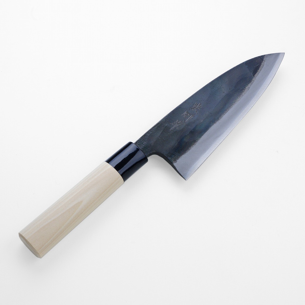 “AZUMASYUSAKU” DEBA KUROUCHI (BUTCHER KNIFE) SHIROGAMI STEEL, 165mm