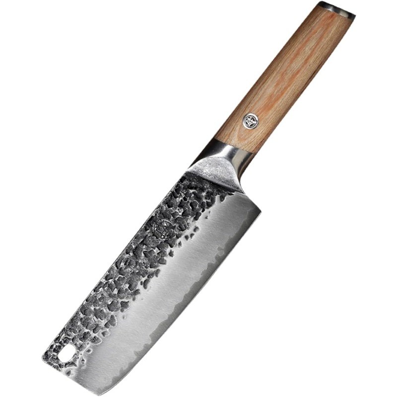 7-Inch Japanese Nakiri Knife, SKD-11 Steel | Wide 2mm Nakiri blade for vegetable