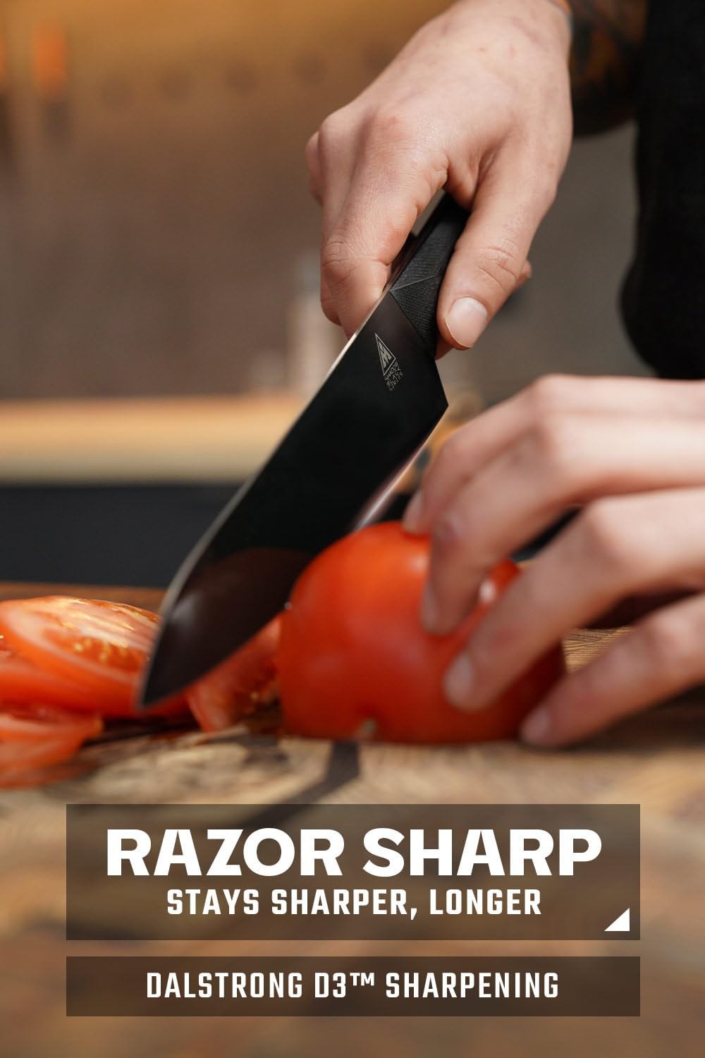Dalstrong Chef Knife – 8 inch – Shadow Black Series – Black Titanium Nitride