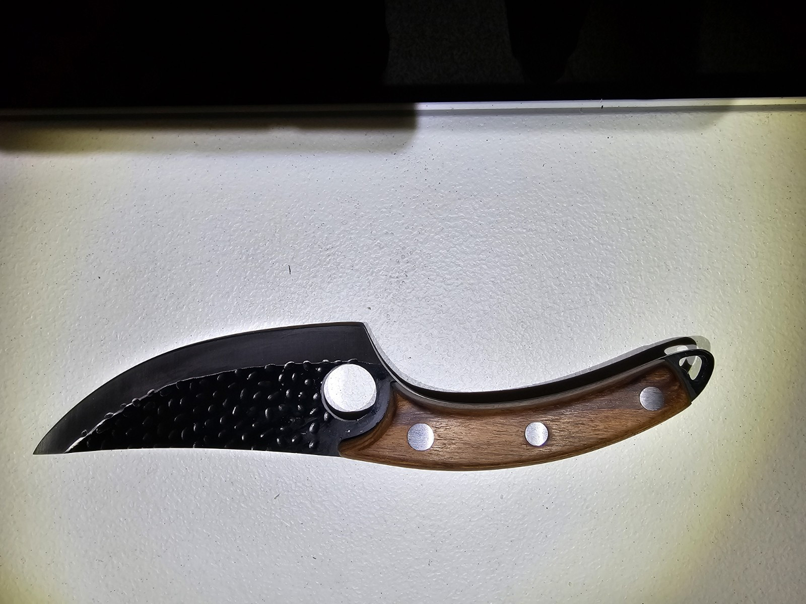 10.5 Inch Brown Handle Heavy Chefs Knife