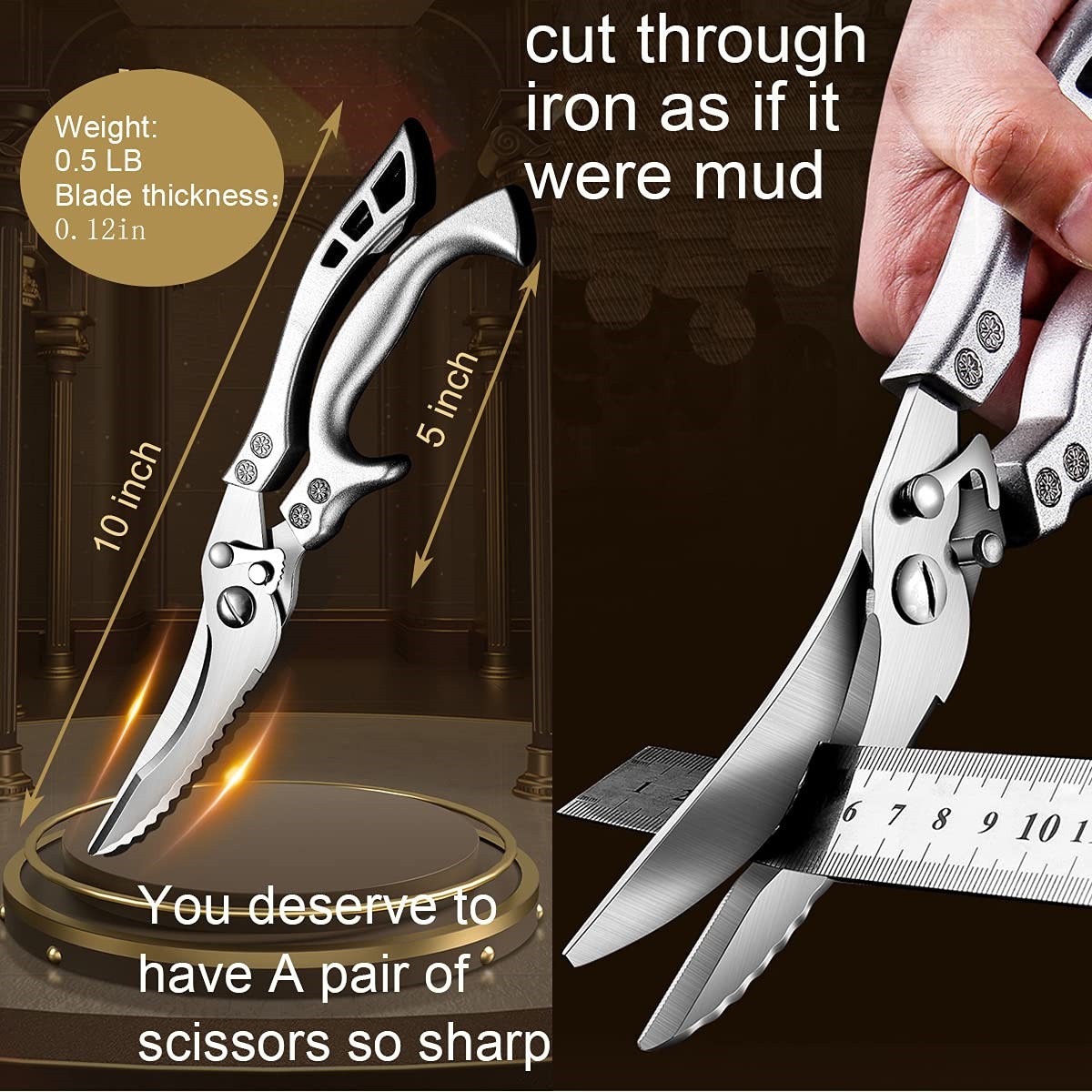7Pcs Professional Kitchen Knife Set Handmade Forged Stainless Steel Ultra Sharp