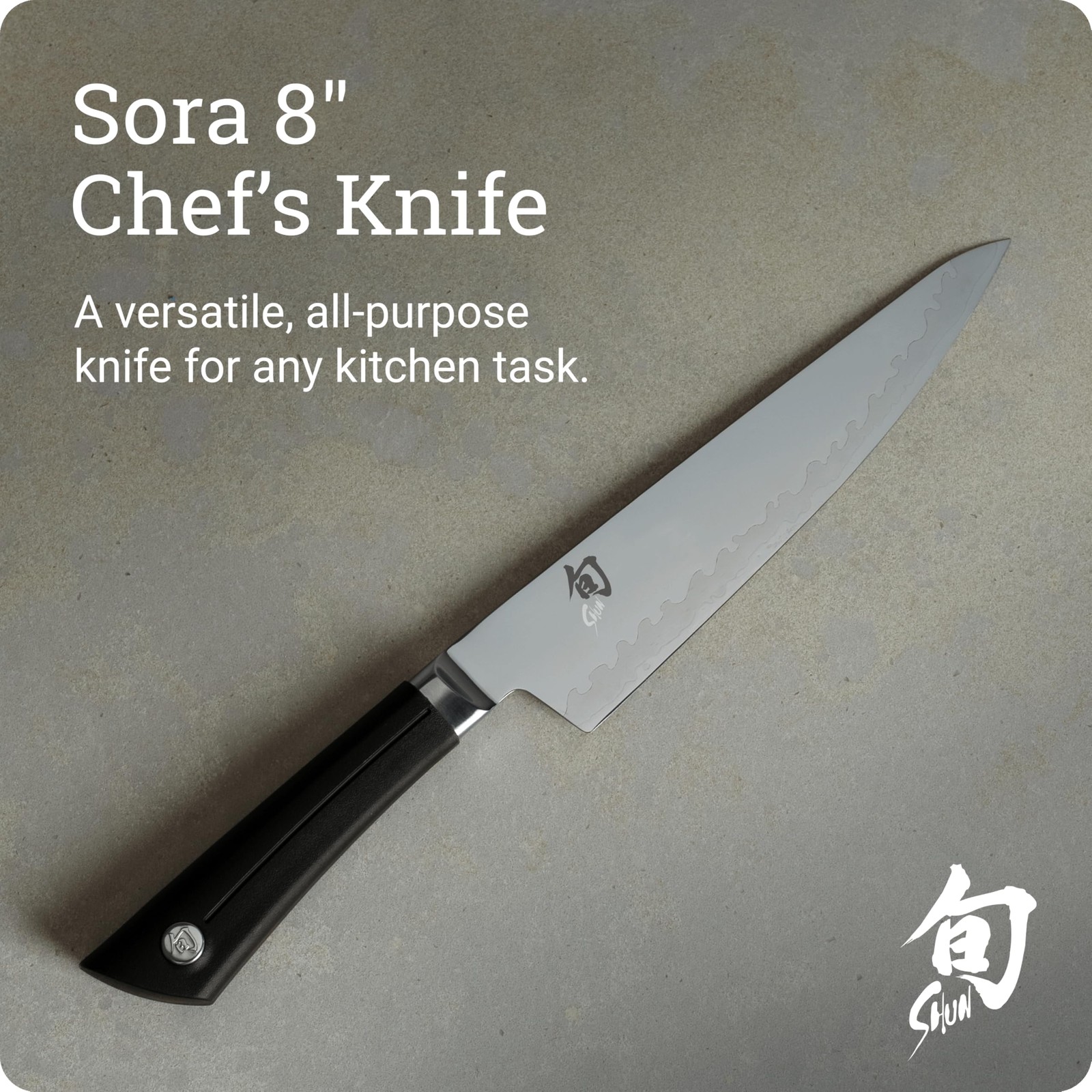 Sora 8″ Chef’s Knife, Handcrafted Japanese Kitchen Knife, VG10 Steel Edge and…