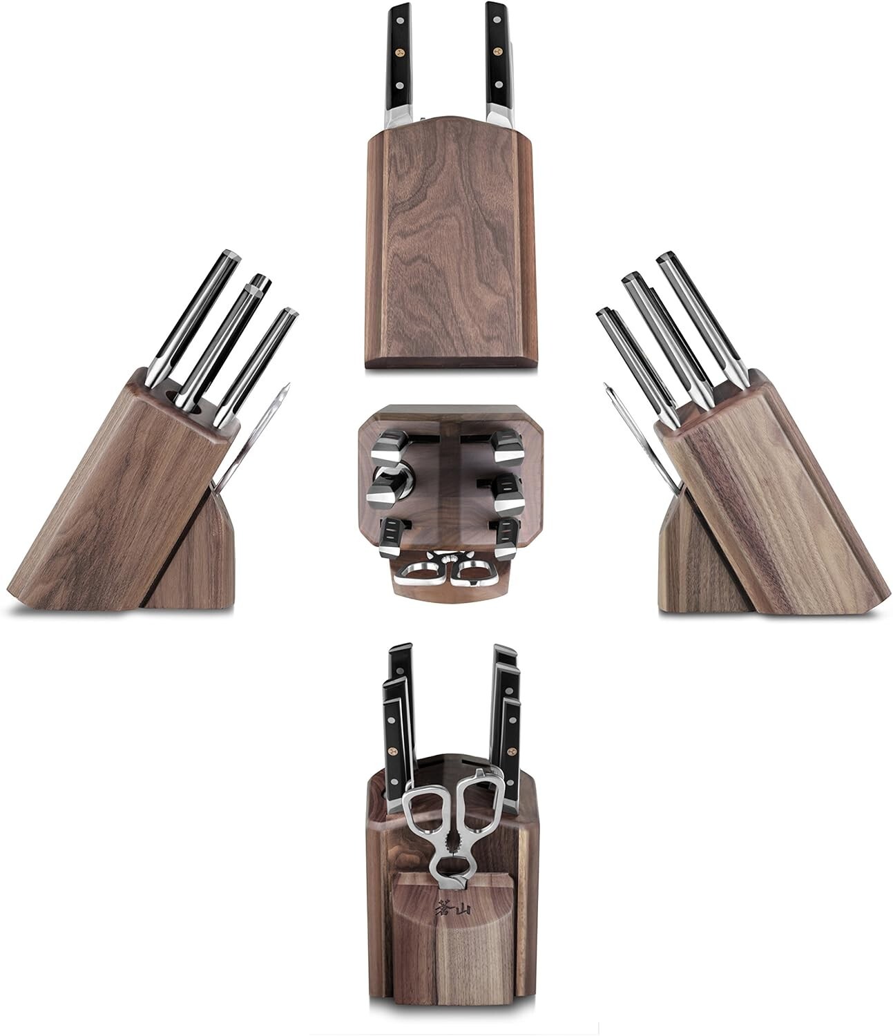 Cangshan TC Series 1021219 Swedish 14C28N Steel Forged 8-Piece Knife Block Set!!