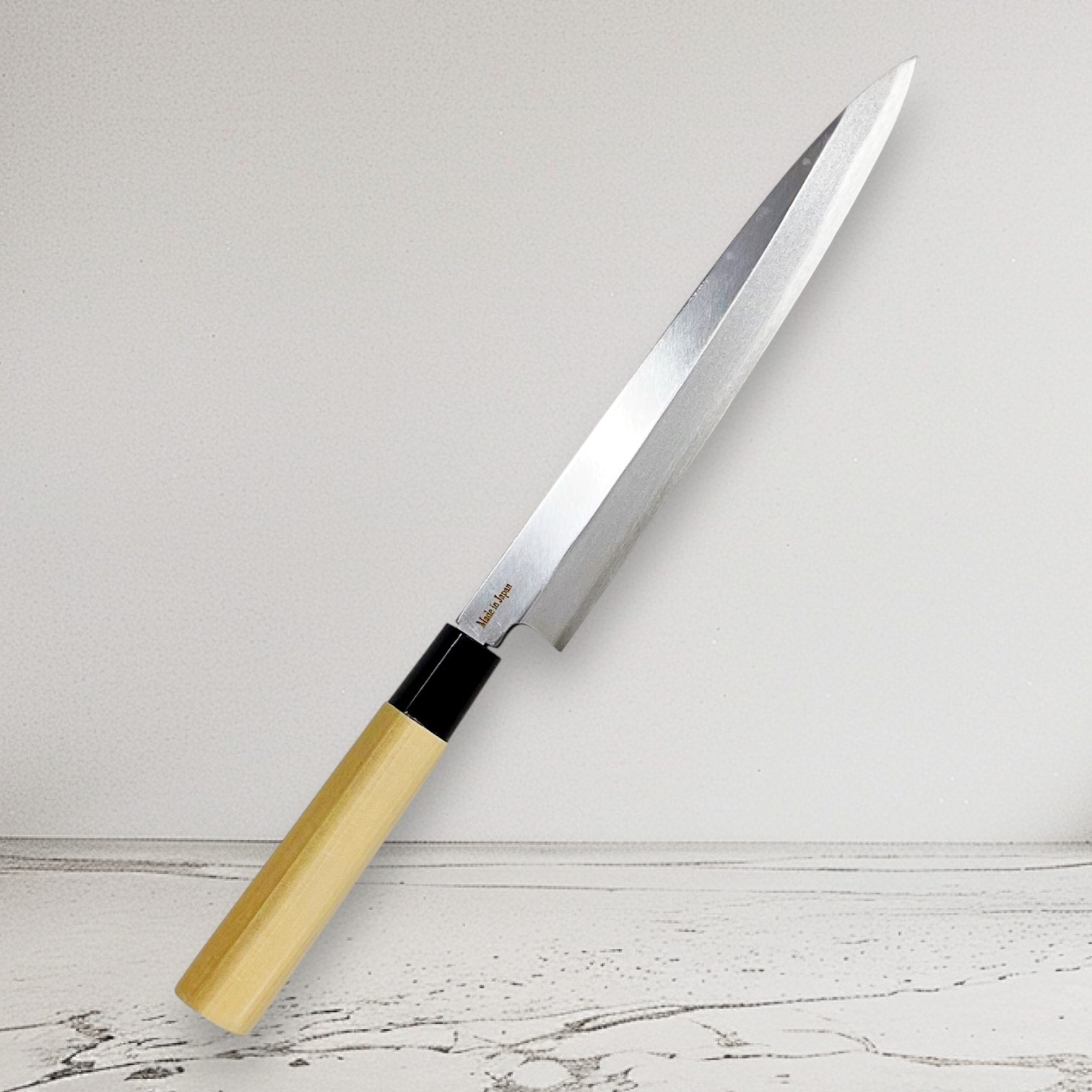 Seki Japan Yanagiba Sushi Knife 8.3″ High Carbon Steel Single Bevel Blade