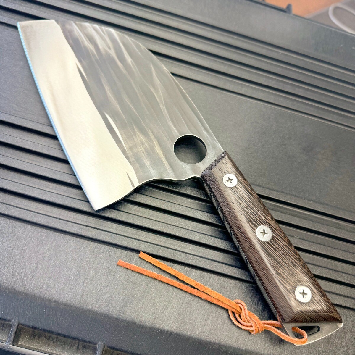 Duan Da Cleaver Knife Handmade Forged Butcher Kitchen Chef Knives Carbon Steel