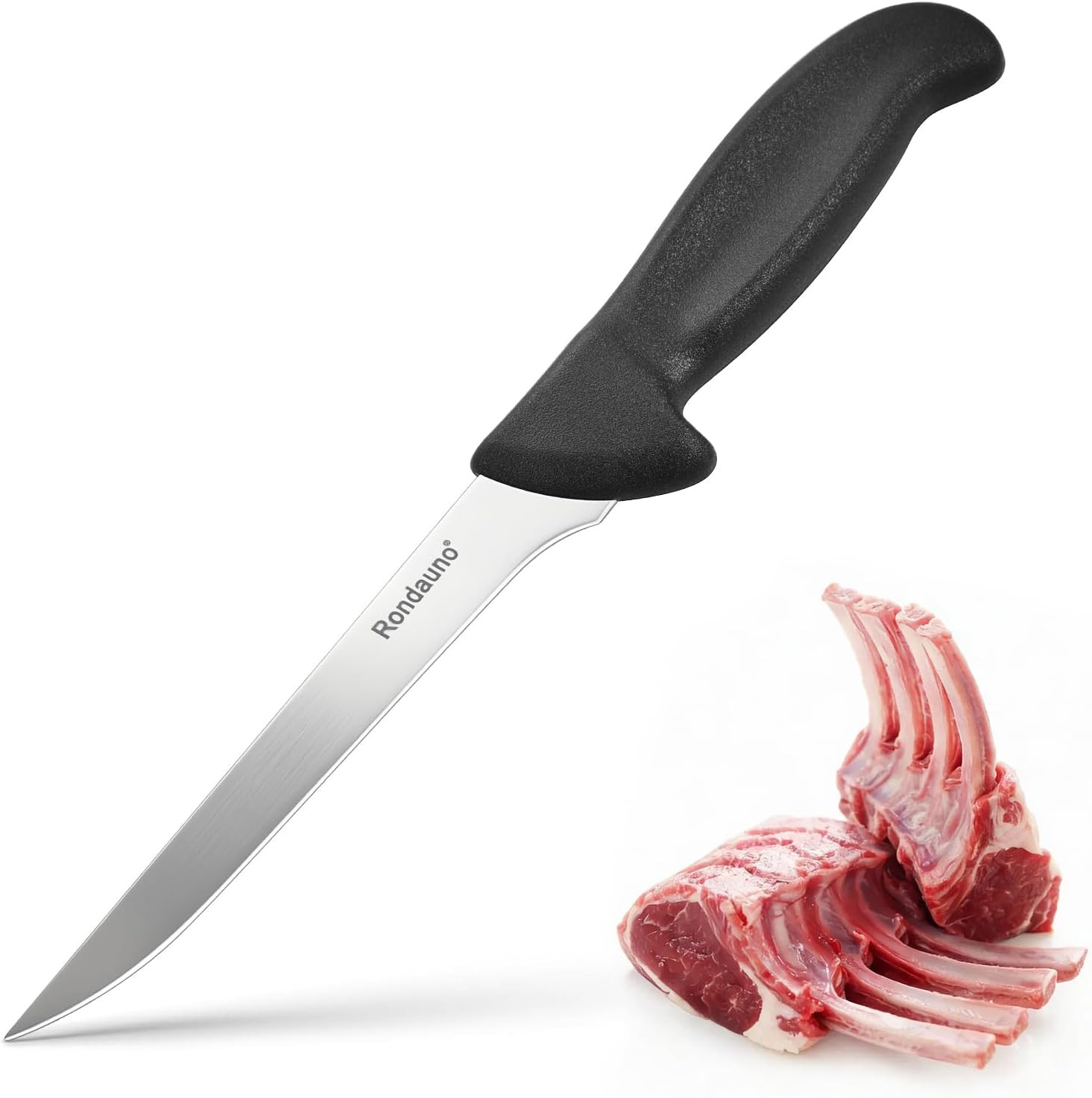 Boning Knife 6 Inch Stainless Steel Meat Cutting Deboning Knife Ergonomic Handle