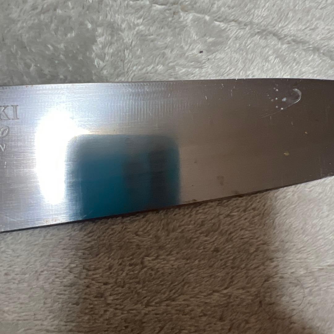 Sakai Takayuki INOX Santoku Knife 240mm (9.4″) Stainless Steel Good Condition