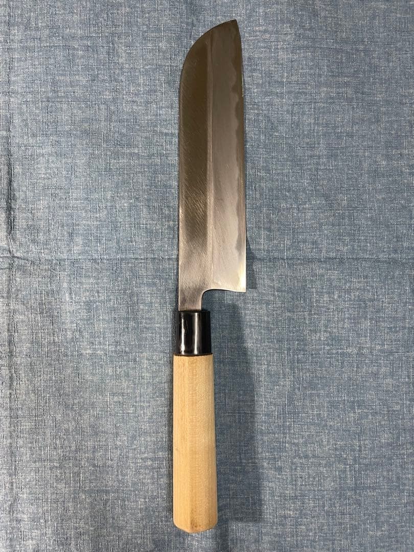 Sakai Ichimonji Mitsuhide Kamagata Usuba Knife 185mm w Saya Japan F/S
