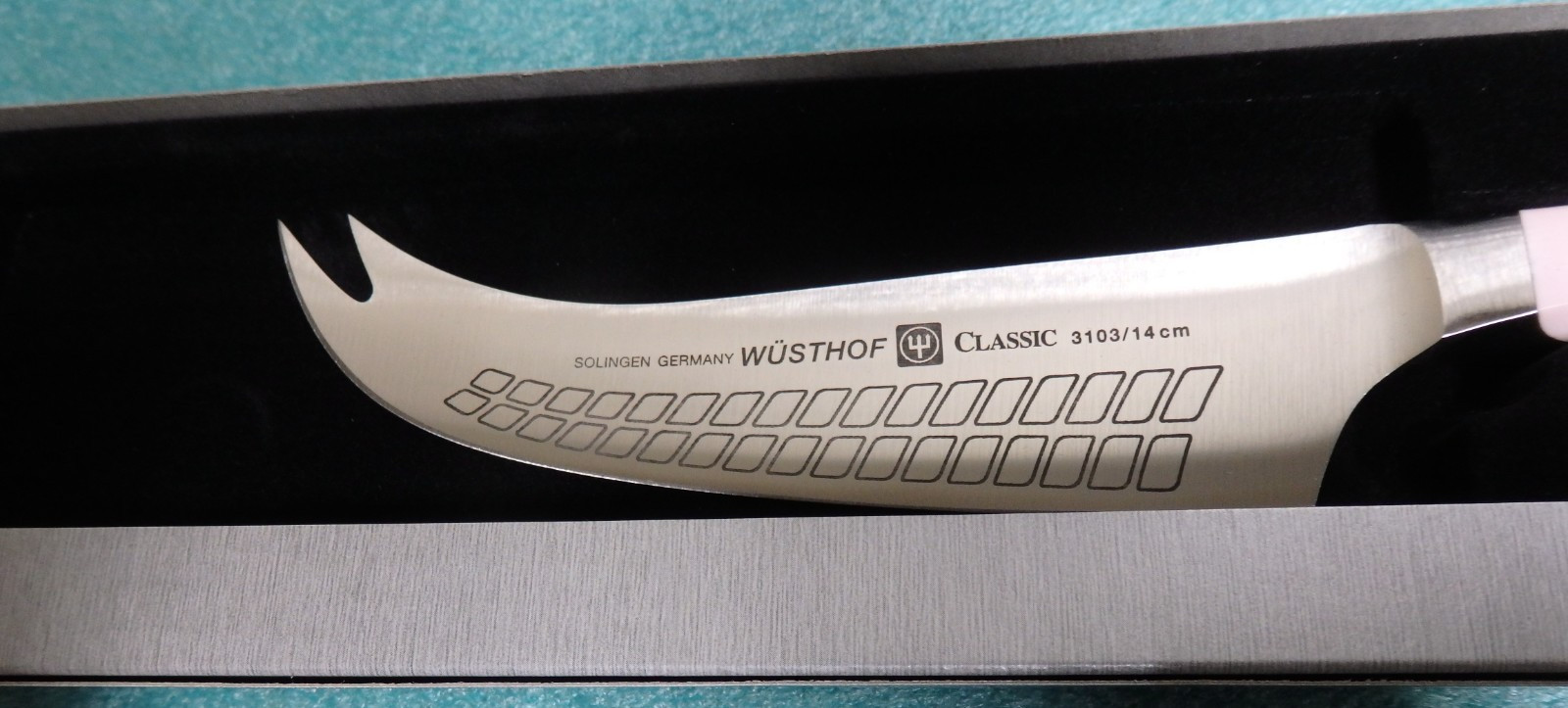 WUSTHOF Classic hard cheese knife PINK COLOR #3103 /14cm 5 inch