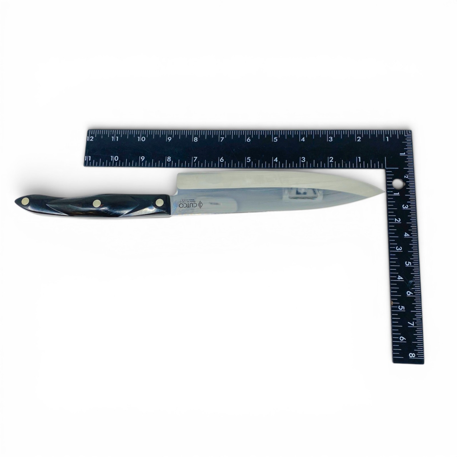 Cutco 1728 Petite Chef Knife 7-5/8 in Classic Dark Brown Handle, Made in USA