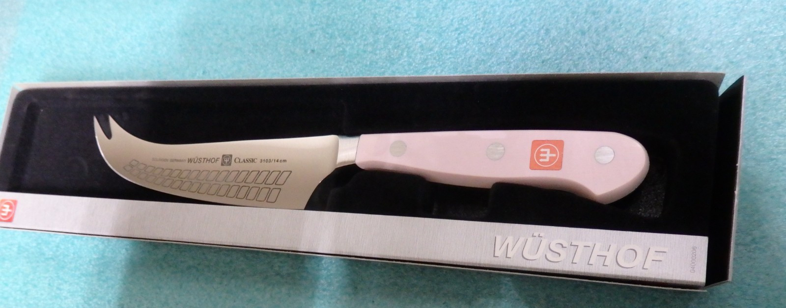 WUSTHOF Classic hard cheese knife PINK COLOR #3103 /14cm 5 inch