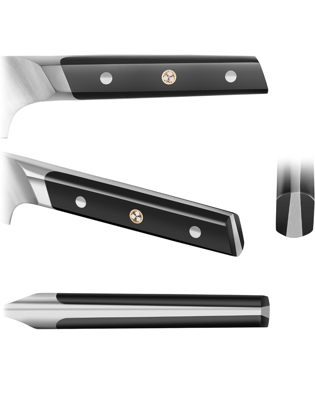 Cangshan TC Series 5-inch SANTOKU Knife, Swedish Sandvik 14C28N Steel, 1021165