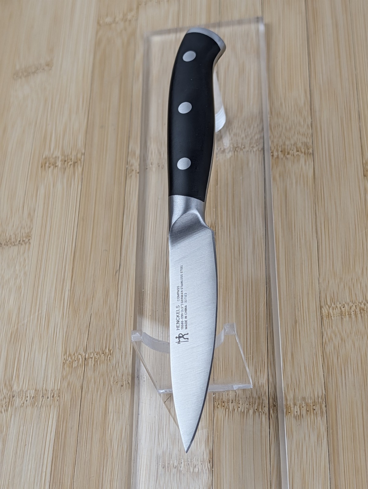 Henckels COMPASS 3.5″ PARER / PARING Knife, Made w/ GERMAN Stainless Steel, NEW