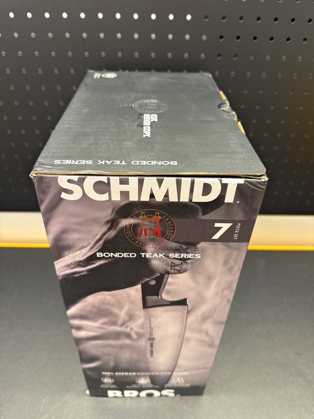 Schmidt Brothers – Bonded Teak, 7-Piece Knife Set , 100% German Stainless Steel