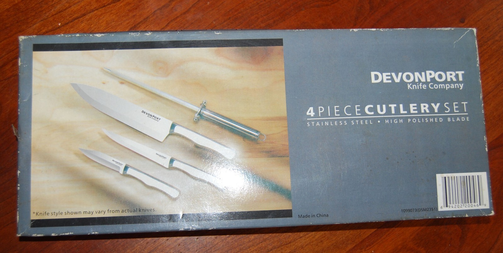 Devonport Knife Company 4-Piece Cutlery Set Stainless Steel High Polished Blade