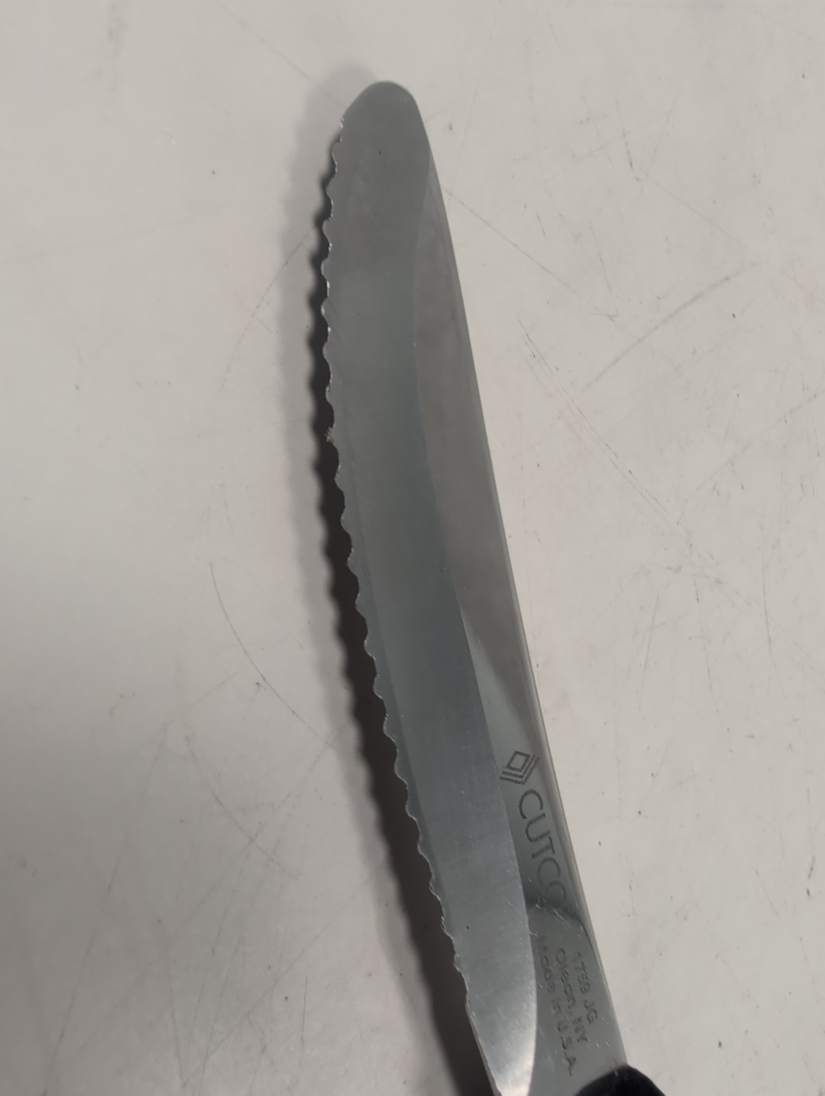 Cutco 1759 Serrated Table/Steak Knife Classic Brown Handle
