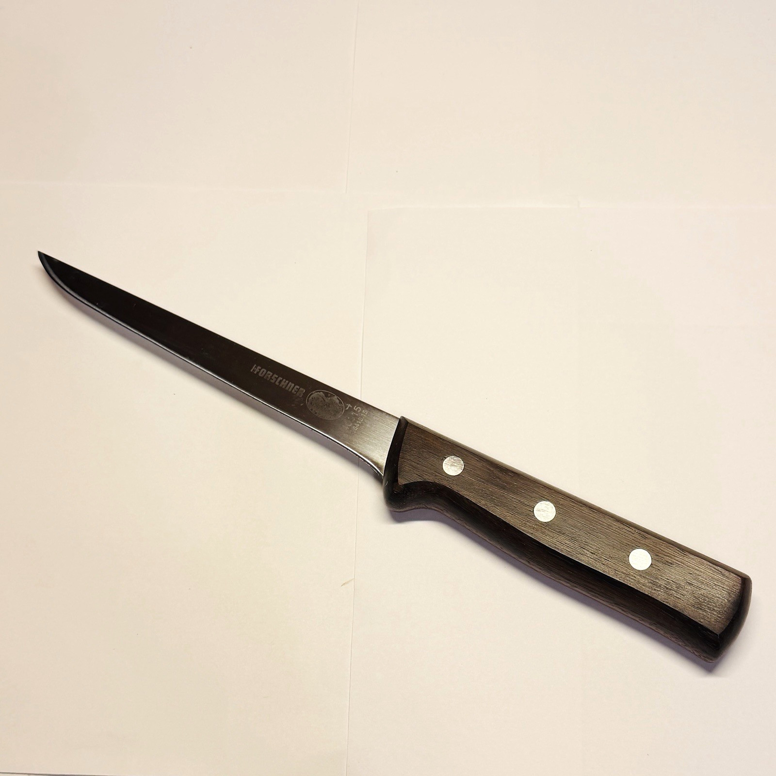 Victorinox Forschner 6″ Boning Knife Flexible Straight Blade Rosewood 40015 NOS