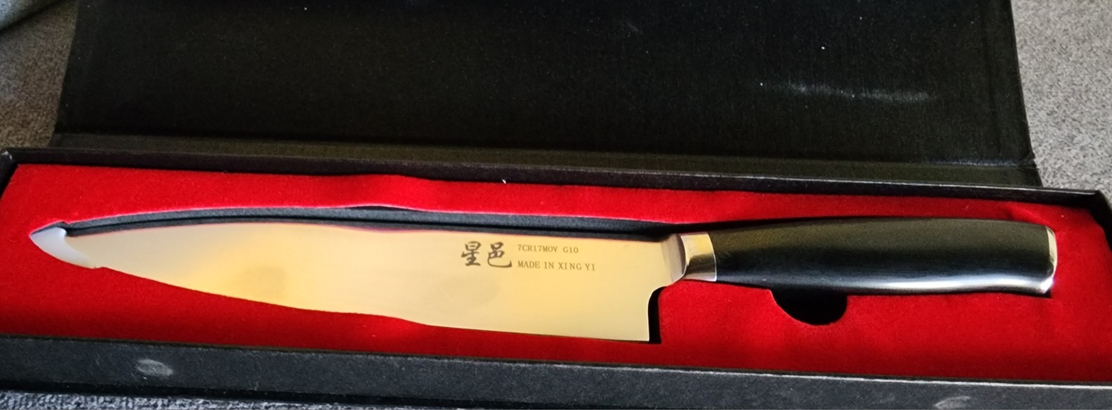 Chef Knife – 10 inch A 7Cr17MoV G10 knife Made In Xing YI