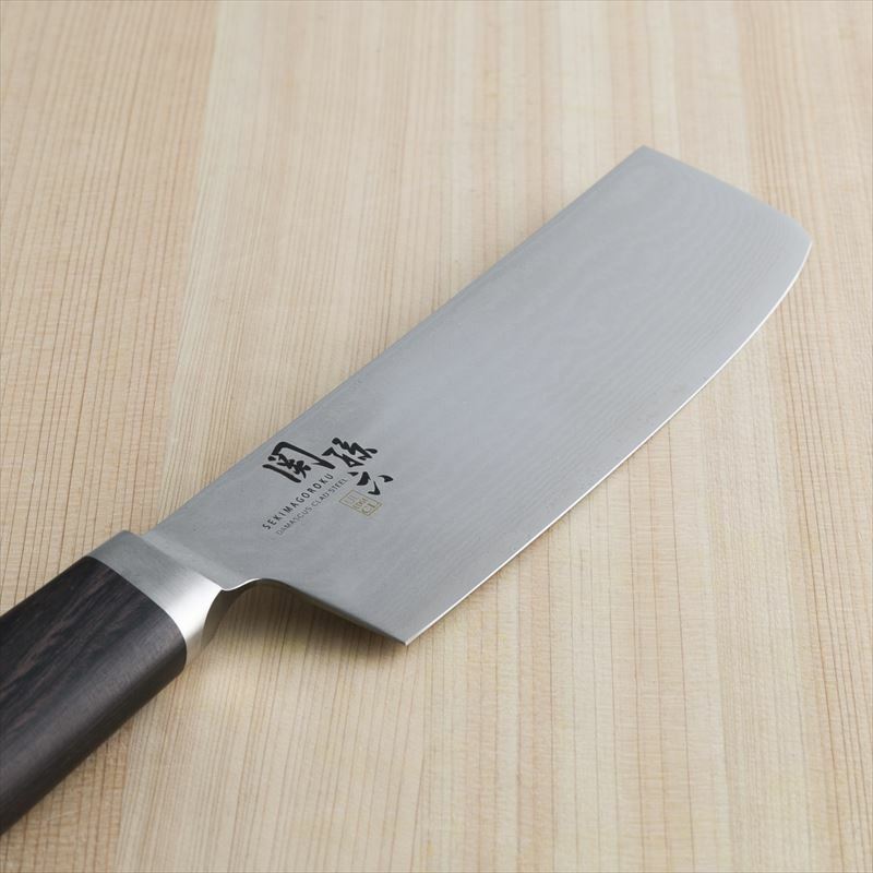 KAI SEKI MAGOROKU Kitchen Nakiri Knife 165mm 6.49 inch Damascus