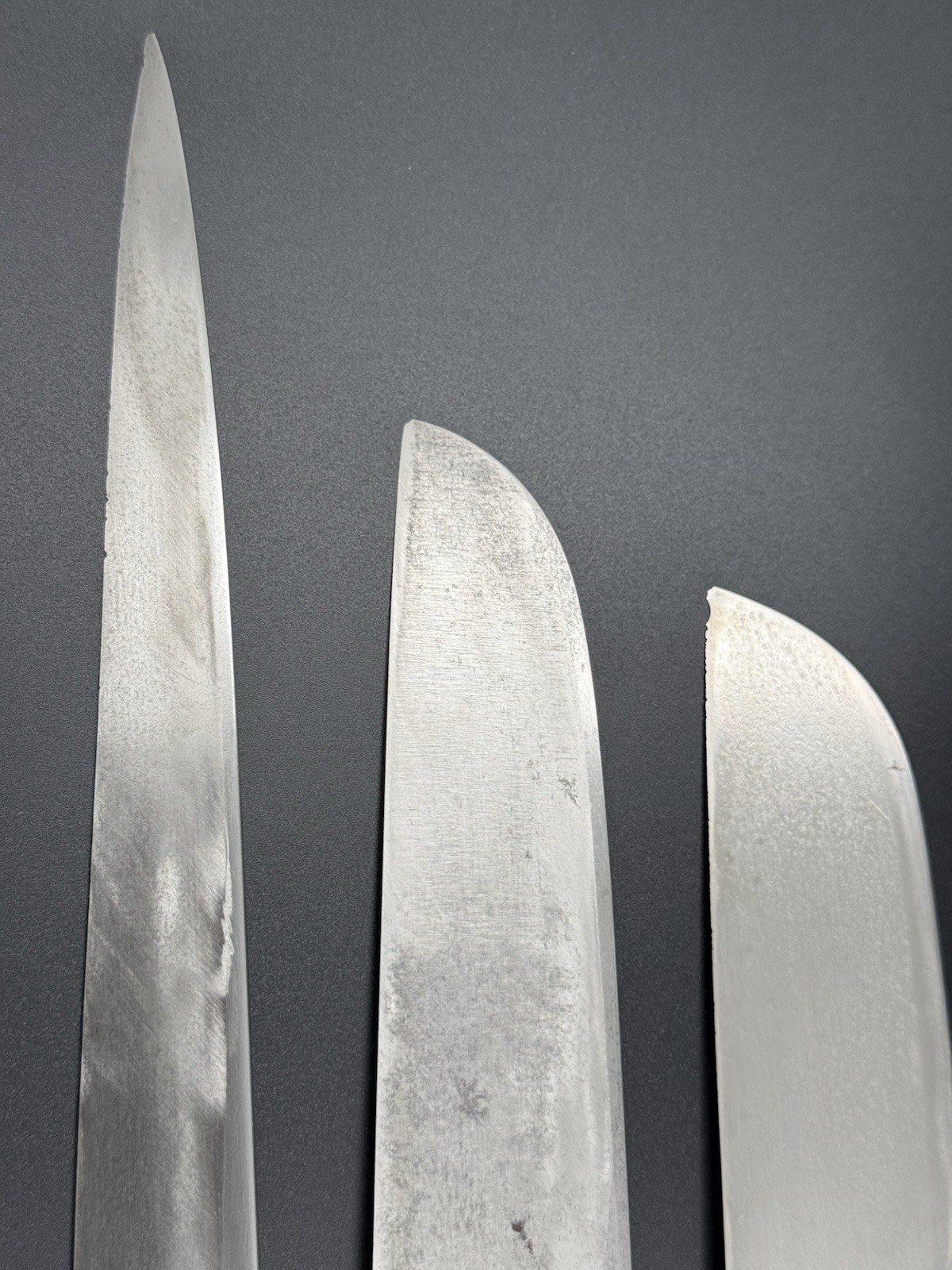 Tsukiji Masamoto Japanese Knife 4 pc Set Yanagiba Usuba Carbon Steel Katana