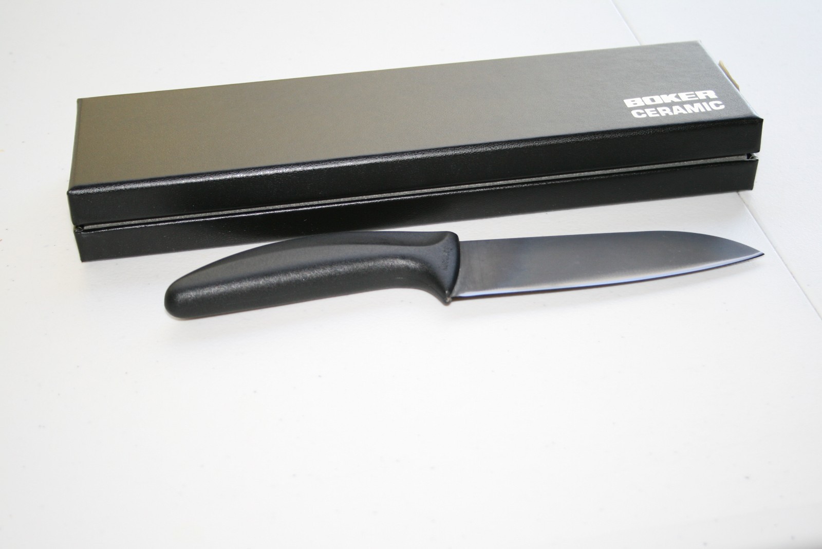 Boker Ceramic Chef’s Knife 5.5″ Black Blade, Delrin Handle – BOC1S