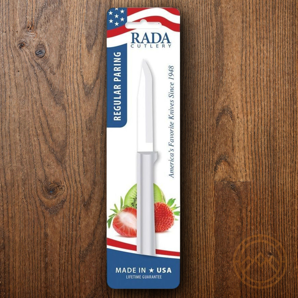 Rada Cutlery Regular Paring Kitchen Knife 3.25″ T420 Steel Blade Aluminum Handle