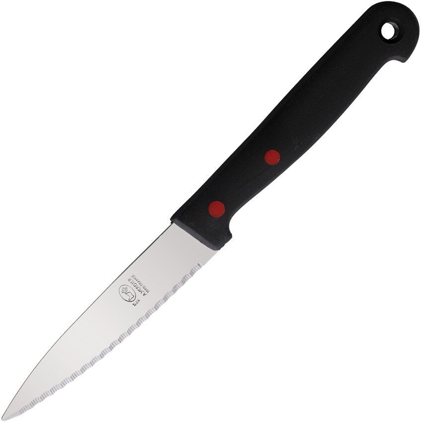 Andre Verdier Kitchen Paring Knife 3.5″ Serrated Stainless Blade ABS Handle RR
