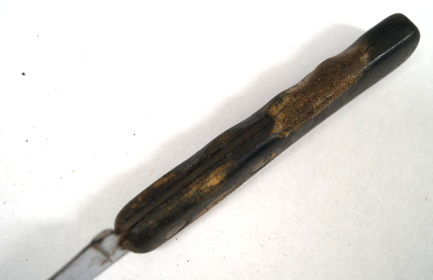 Vtg Ka-Bar Carbon Chrome Kitchen Knife Black Bakelite Handle 8″ in Blade B253