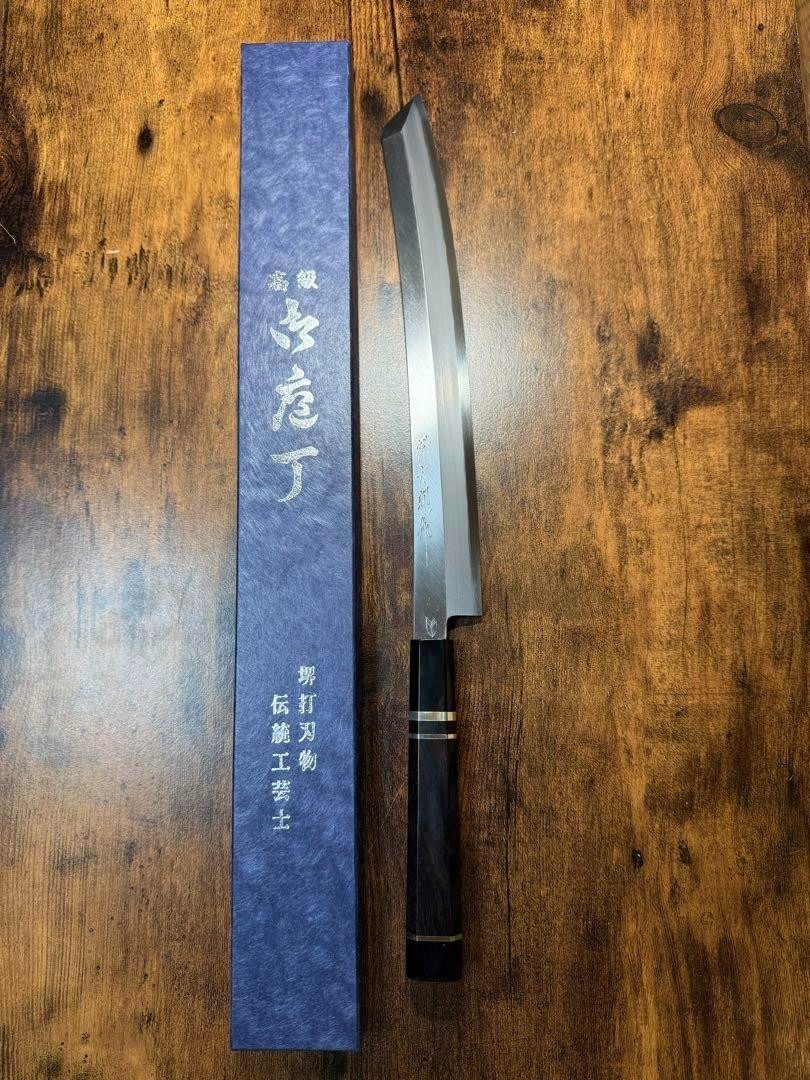 Nomura Shotaro Kiritsuke Yanagiba 305mm Japanese Sashimi Knife Ginsan Steel New