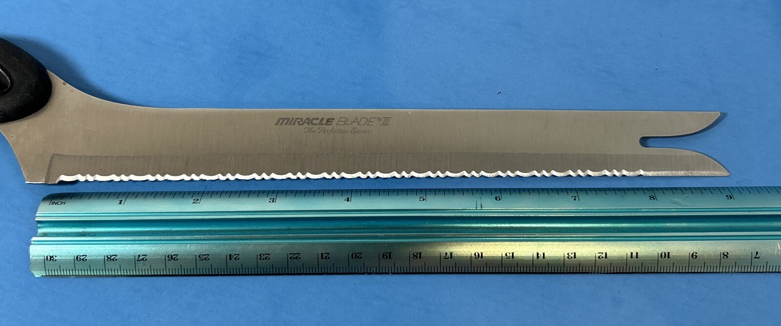 14.5 Inch Miracle Blade III Serrated Kitchen Knife Slicer All-Purpose Knife