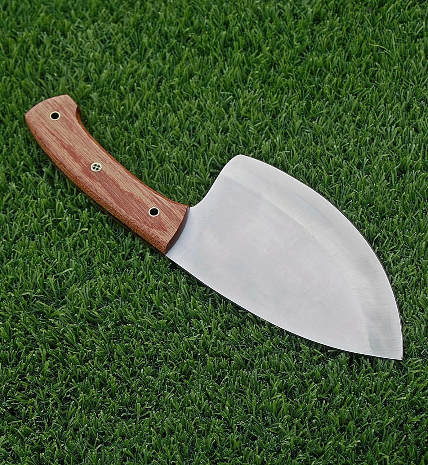 Handmade Cleaver Tuna Fish Knife Full Tang Butchering Cutting Filleting Small