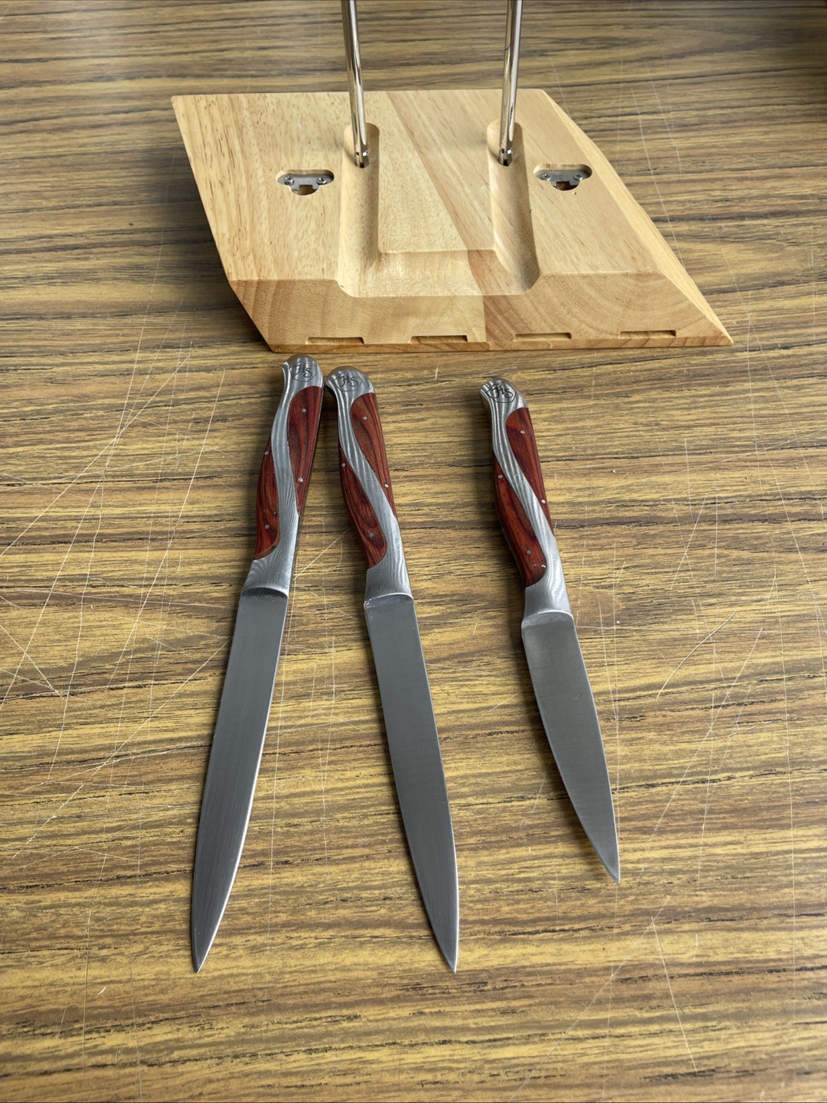Hammer Stahl HS-6300R Knife Block Set – 21 Pieces (please read)