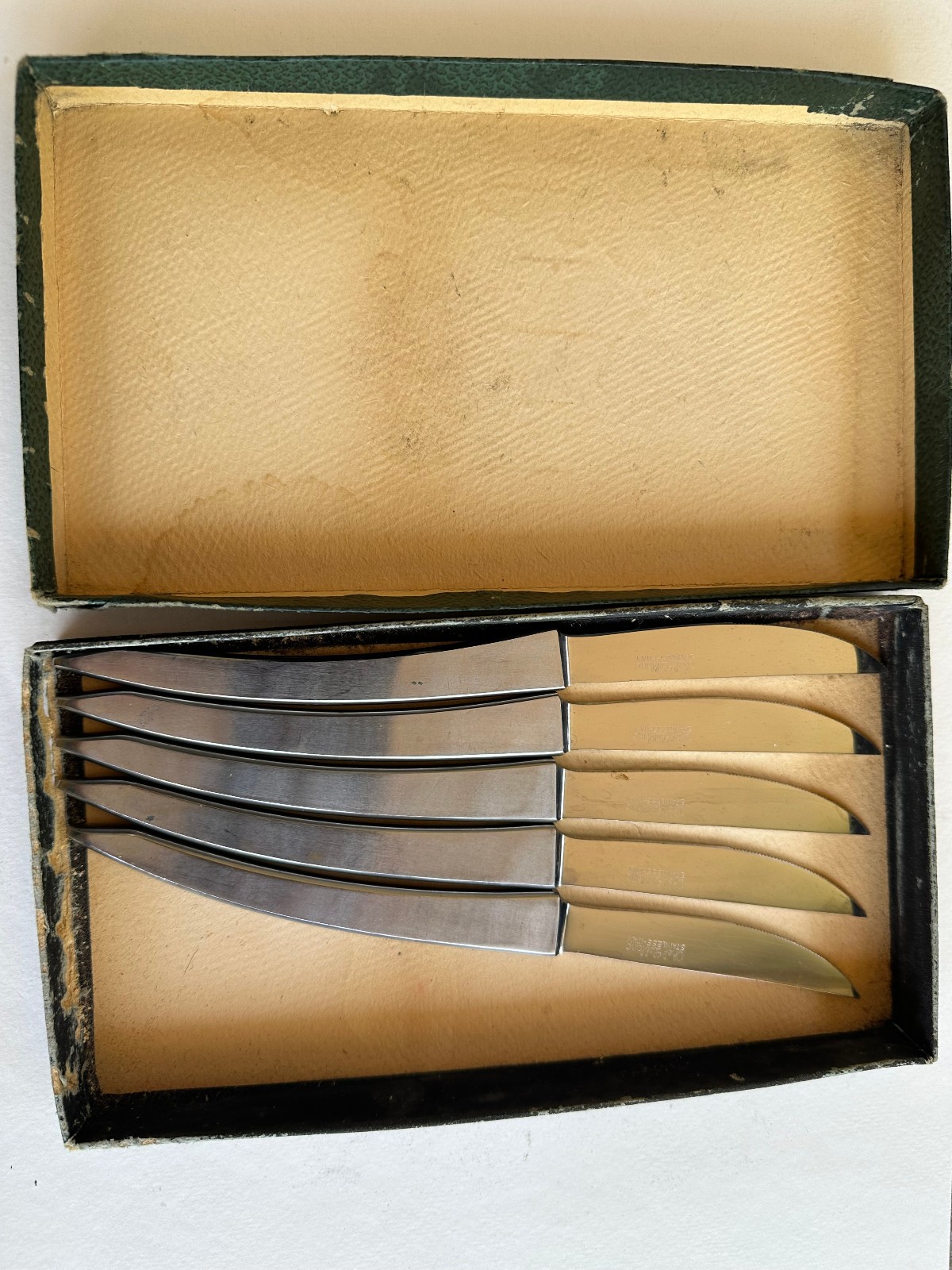Vintage Chef J.P. Leblanc Hot Forged Stainless Steel Knife 5pc -Italy