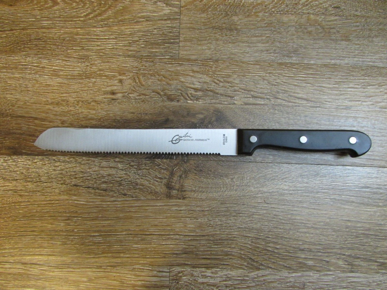 Genichi Shimada Knives: Chef’s Knife 6.5″ Bread Knife 7 3/4″ Utility Knife 4 3/4