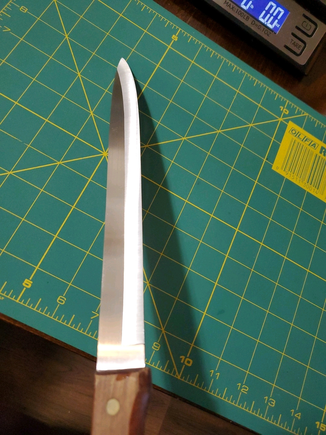 Kingswood 🔪 Action 14.5″ Stainless Steel Carving Knife Hardwood Handle Japan