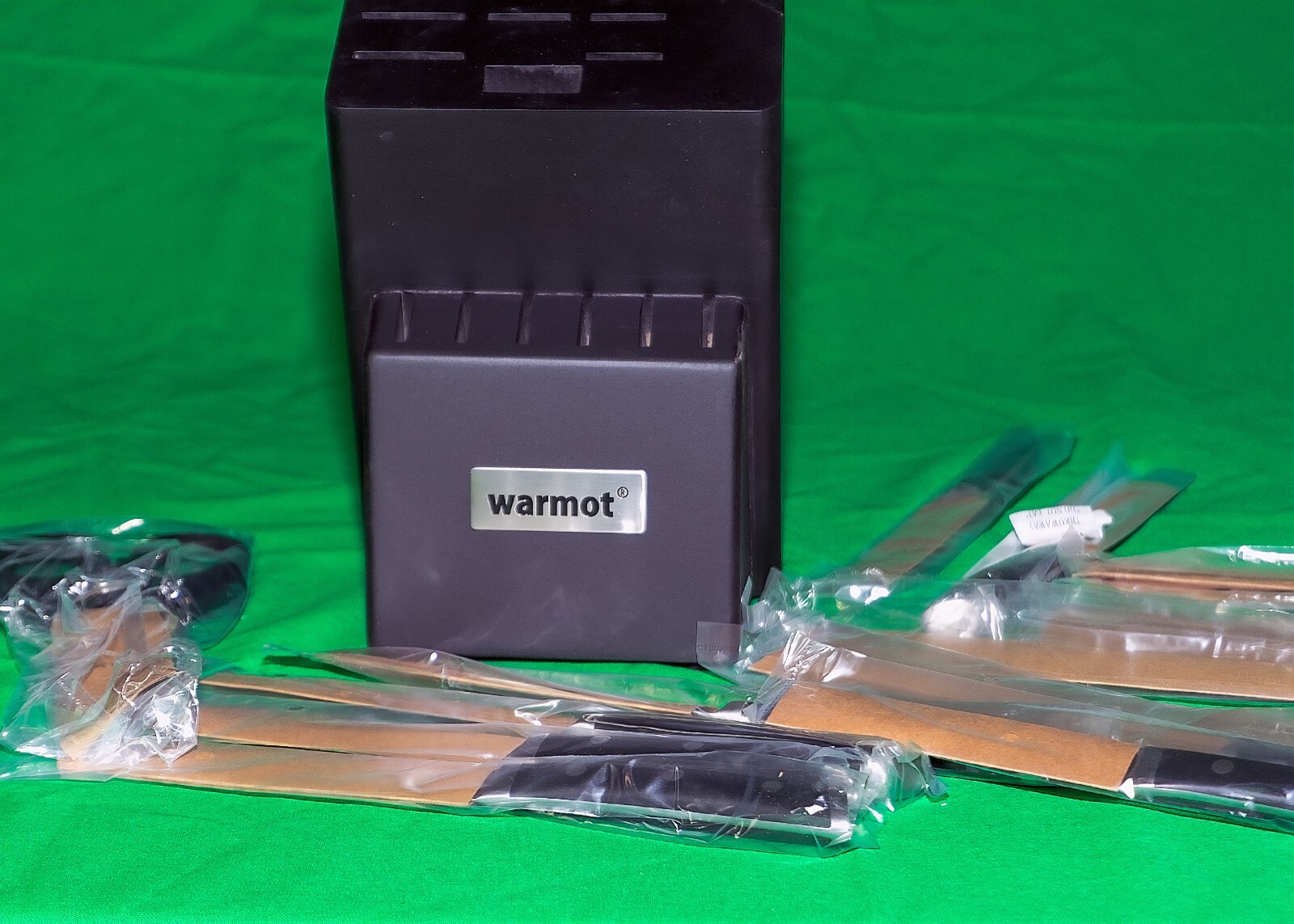 Warmot® Kitchen Knife Set, 15 Pieces Knife Set Chef with Knife Sharpener Block39