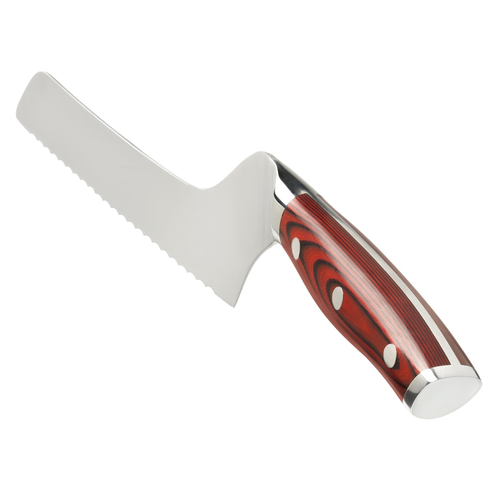 Ergo Chef Crimson Series Set 8″ Chef knife 8″ Off-Set Serrated Bread 3.5″ Paring