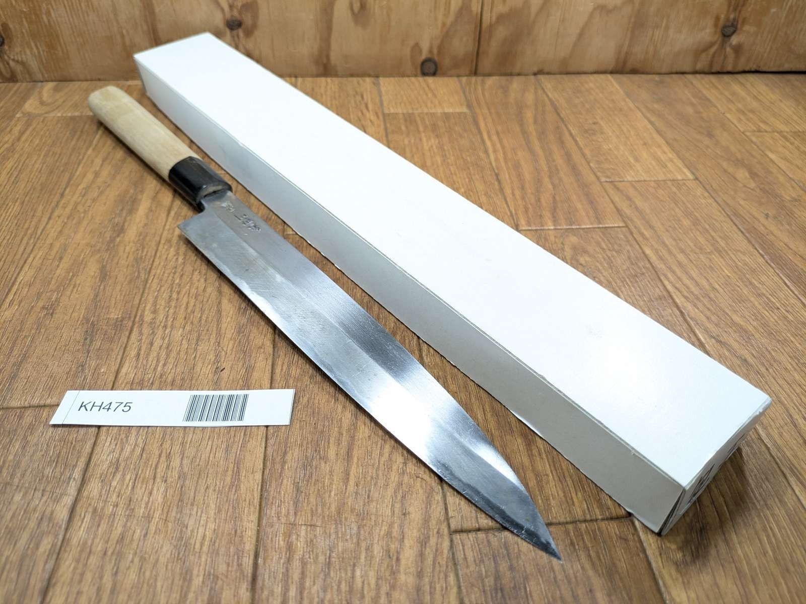 Japanese Chef’s Kitchen Knife Yanagiba Vintage Sushi from Japan 232/385mm KH475