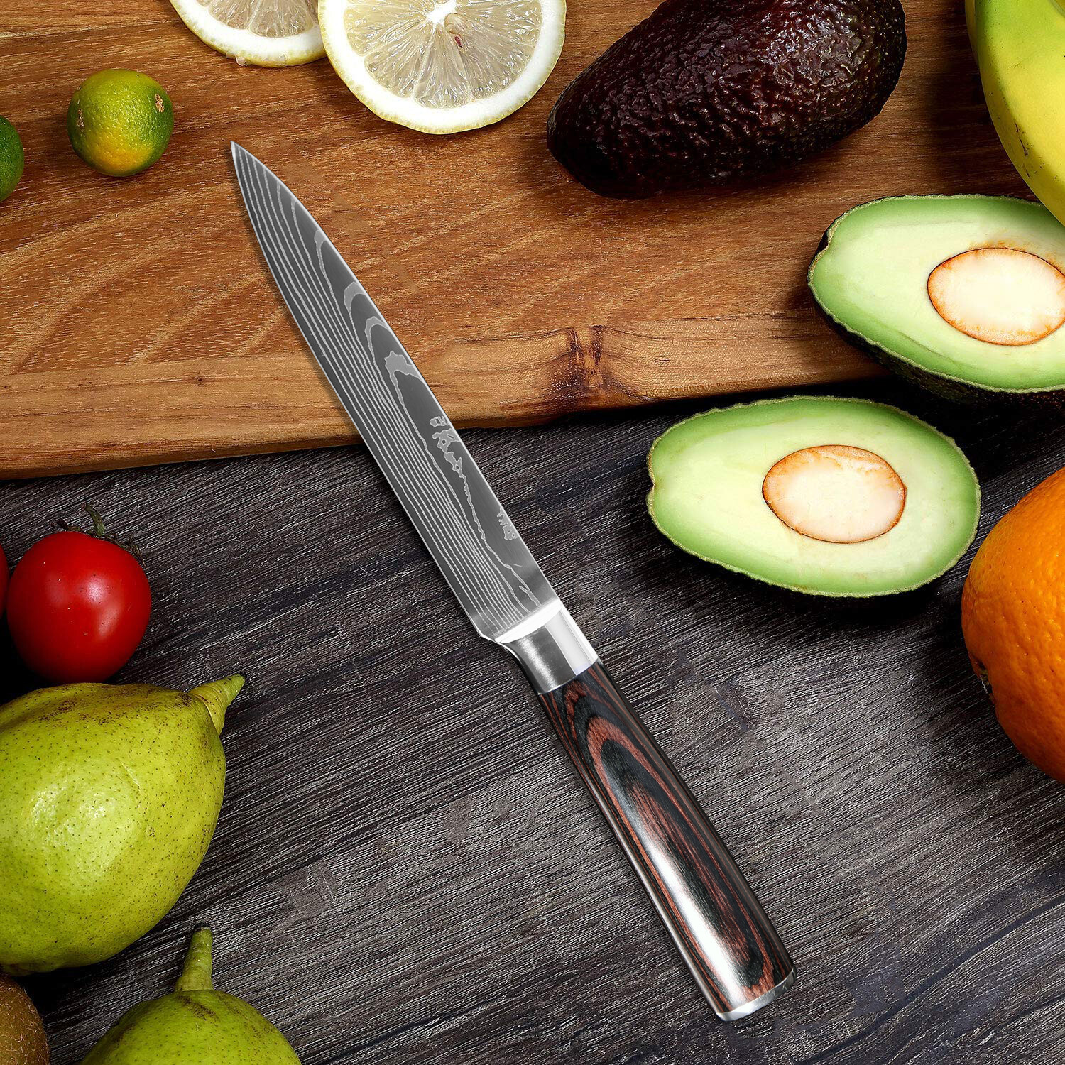 Kitchen Knife Set Steak Knives Sharp Stainless Steel Professional Chef Cutlery