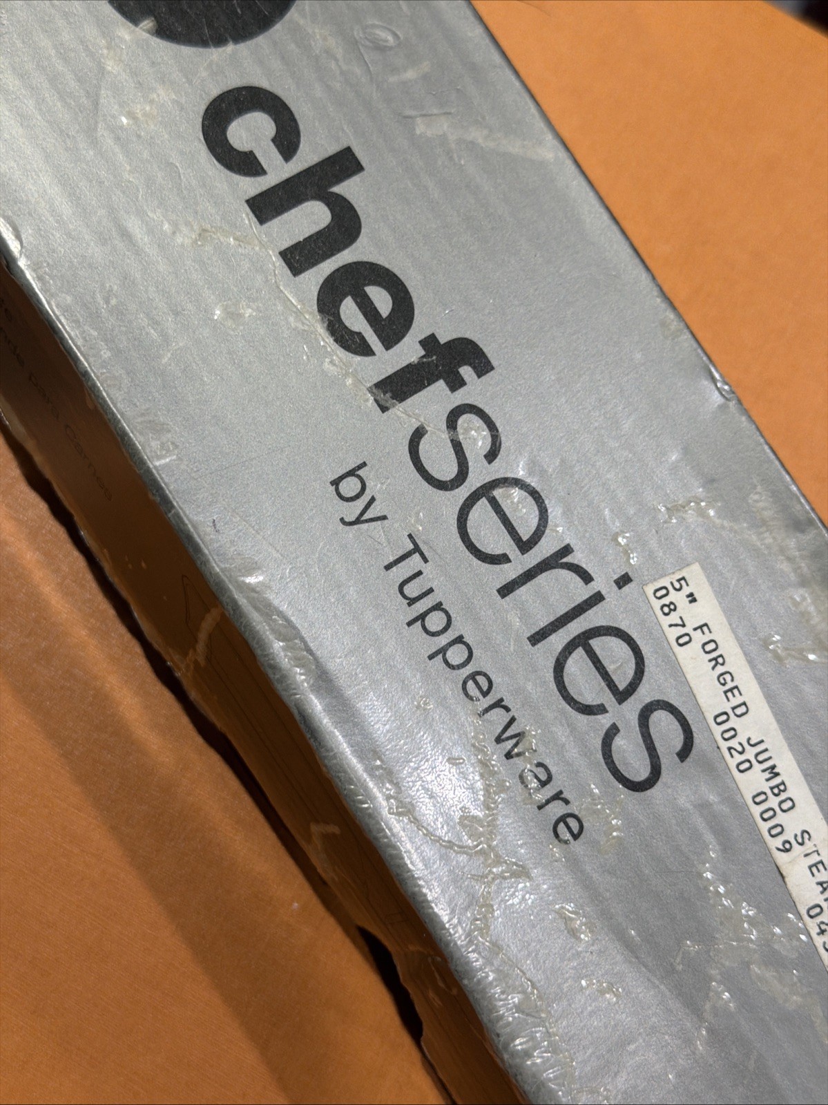 New Tupperware Chief Series Steak Knife 5″/13cm Blade Japan + Pairing Knife 3”