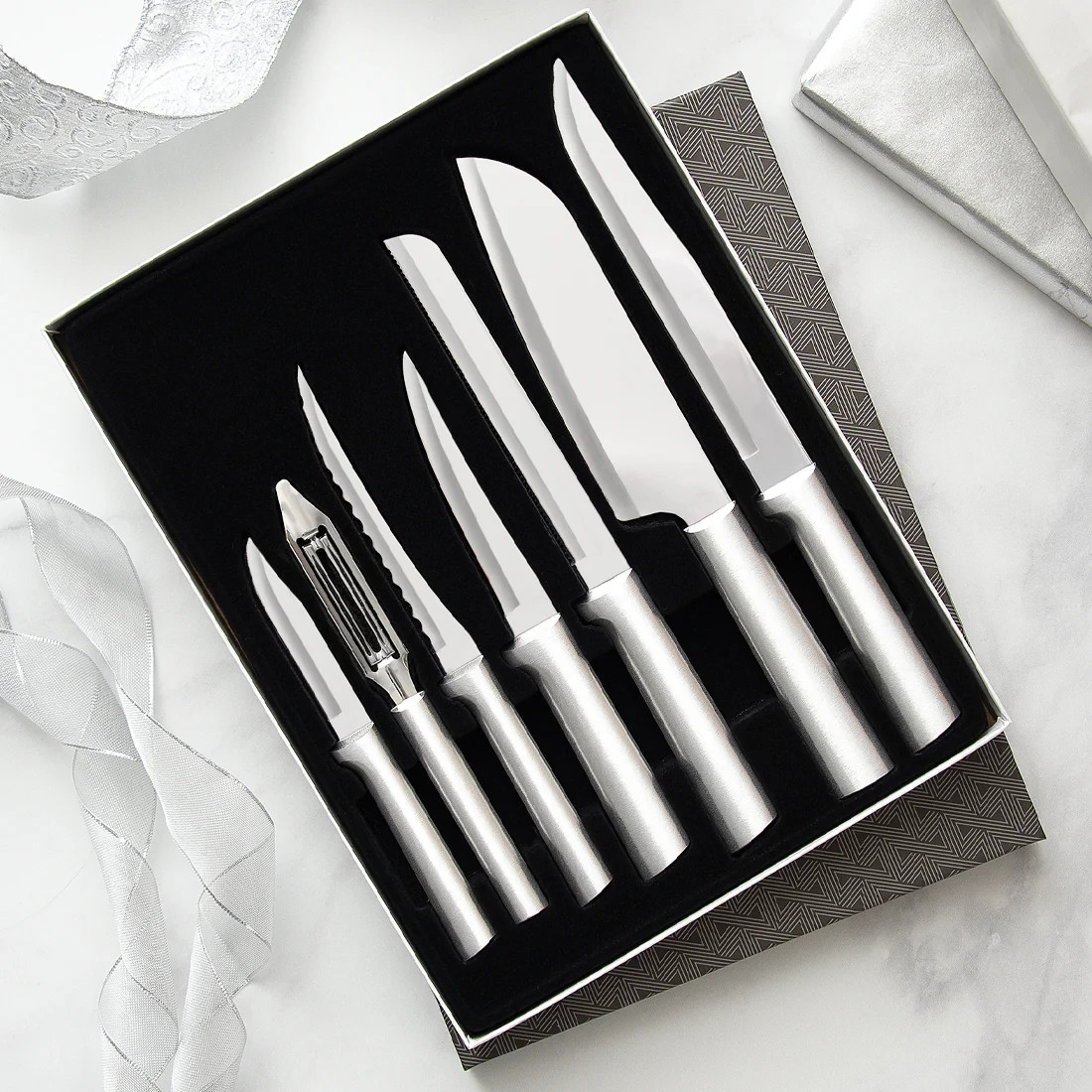 Rada Cutlery The Starter Gift Kitchen Set T420 Steel Blades Aluminum Handles