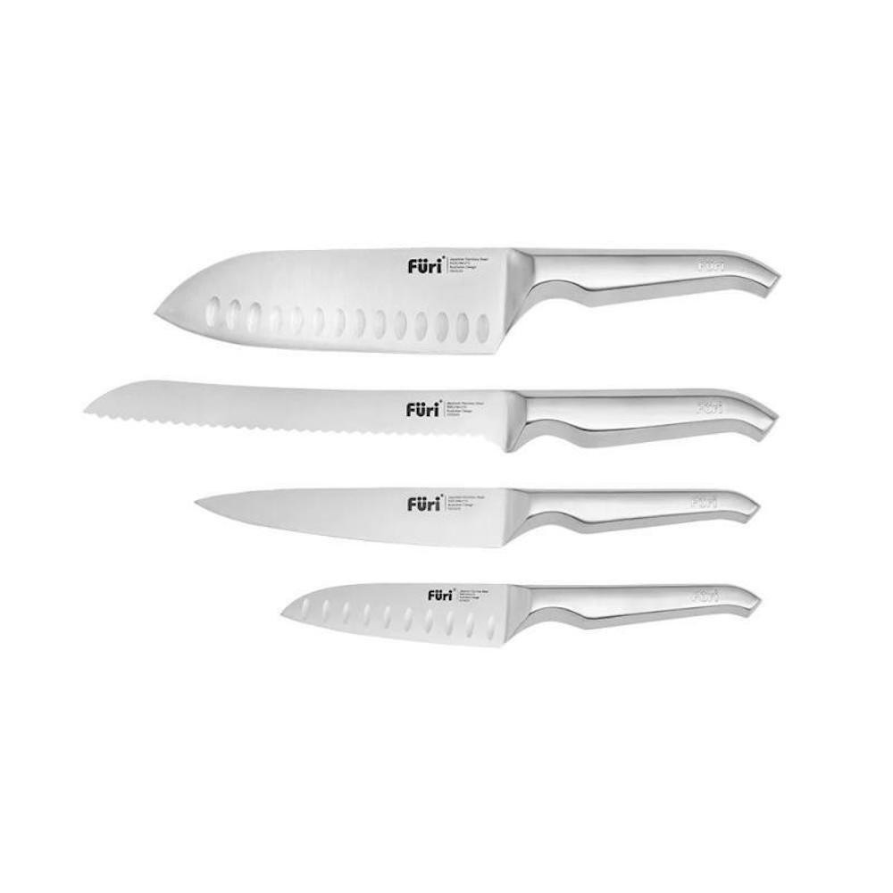 Furi Pro Stone 5pc Knife Block Set Midnight 5 Piece